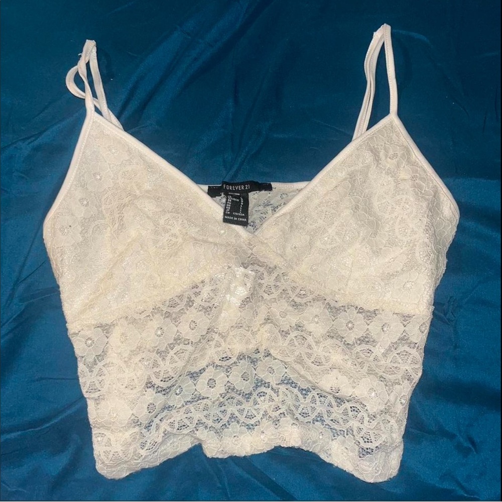 Lace tank top